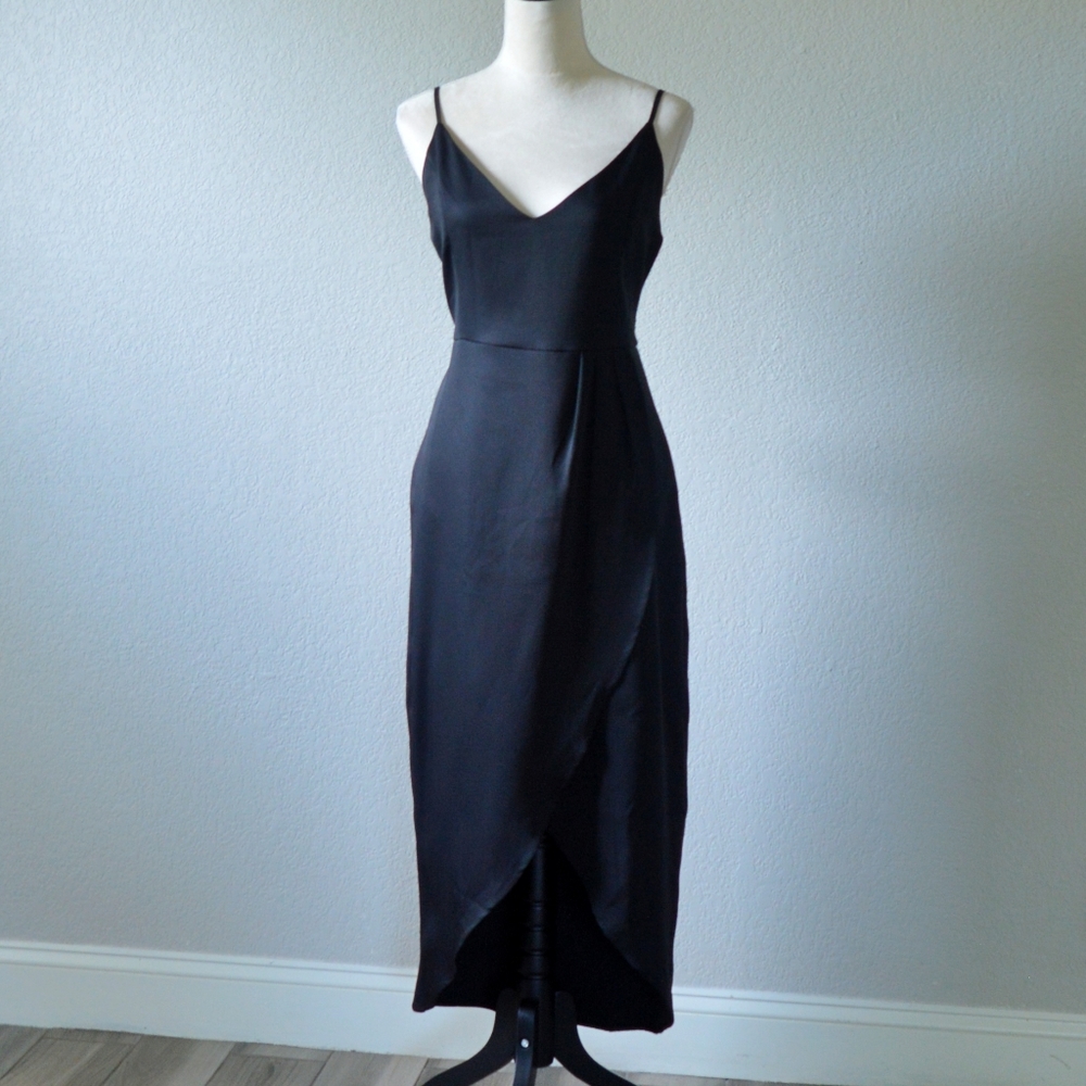 Black Slit Dress Size 16/18